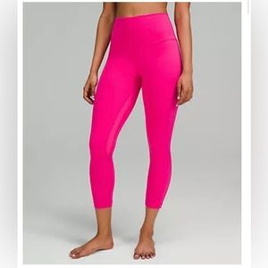 Lululemon align high-rise crop 23” sonic pink